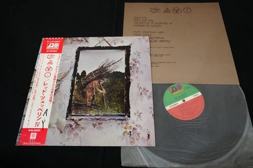 LED ZEPPELIN IV - JAPAN VINYL LP OBI GATEFOLD P-10125A