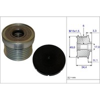INA 535 0183 10 Generatorfreilauf FüR BMW 1 3 5 6 7 X1 X3 X5 Z4 E46 E90 E93