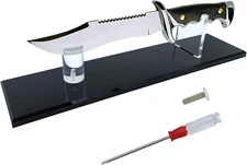 Acrylic Knife Display Stand Fixed Blade Knife Collection Decorative Sword Stand 