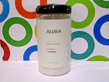 AHAVA  MINERAL BATH SALT CALMING LAVENDER  32 OZ