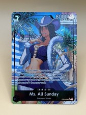 One Piece ~ Ms. All Sunday  OP14-084 SR Alt Art ~ The Azure Sea’s Seven ENG : NM