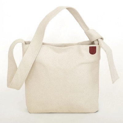 Angela Roi Eco Canvas Shoulder Bag - 100% Organic Cotton Minimalist Tote Bag