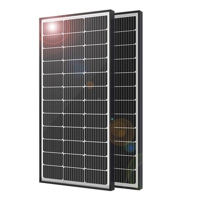 JJN 200 Watt Solar Panels, 10BB Monocrystalline 12V 2PCS 100W Solar Panel, 23...