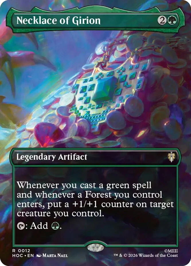 x1 Necklace of Girion - Borderless R MTG The Hobbit: Eternal M/NM, English - Image 1 of 1