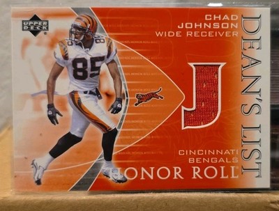 2003 Upper Deck Honor Roll - Dean's List Jerseys Chad Johnson #DL-CJ (MEM)