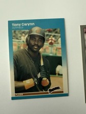 1987 Fleer Tony Gwynn #416 Glossy San Diego Padres Baseball Card HOF NM 3000 Hit