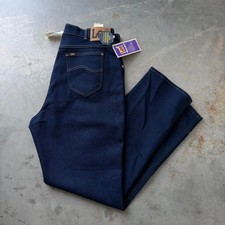 Vintage 80  s Lee Riders Dark Wash Women  s Union Made Retro Blue Jeans Size 38x34