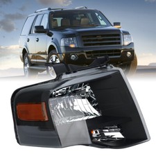 For Ford Expedition 2007-2014 Right Headlight Head Lamps Black RH Driver Side