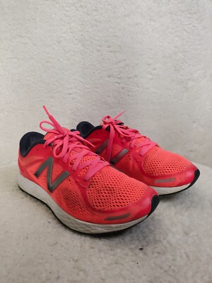 New Balance Fresh Foam Zante v2 Women Sneakers 7.5 Pink Mesh Lace Up Active Shoe