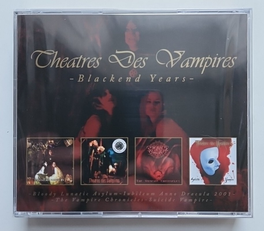 Theatres Des Vampires - Blackened Years - 4 x CD Box Set NEW SEALED Black Metal