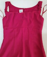Ladies Dress W Too Size S/M Sleeveless Red Long 3529