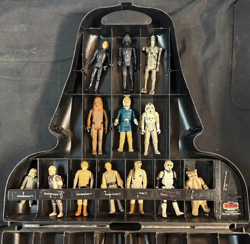 KENNER STAR WARS FIGURES 1977-1983 26pc LOT Incomplete w/ Darth Vader Case - Image 3 of 4