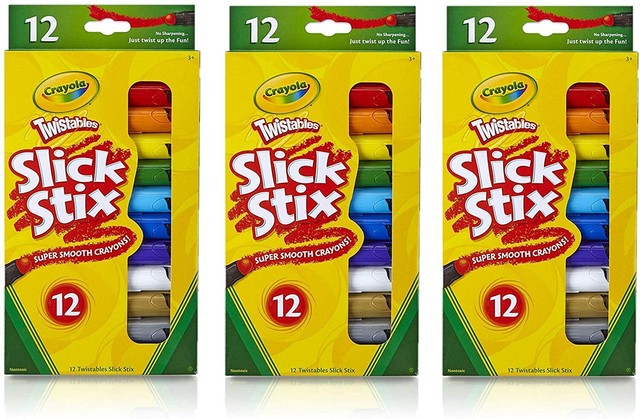 Crayola Twistable Slick Stix Crayons 12pk 52 9512 for sale online | eBay