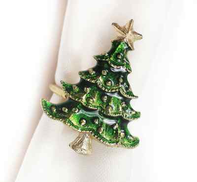 Edler Serviettenring Tanne Weihnachten