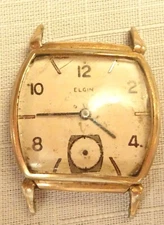 Elgin Wristwatch 8/0S 15J for Parts 554 Antique Men's