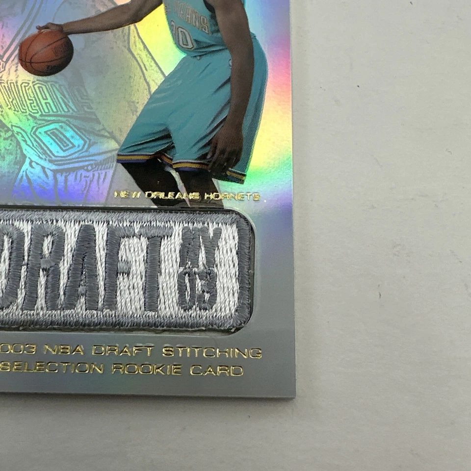 Parche Topps Standout Selection 2003 David West RC Rookie Draft raro Foto 4 de 4