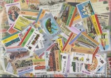 Briefmarken St. Lucia 75 verschiedene Marken