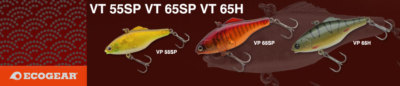 ECOGEAR VT55SP & VT65SP JDM Lipless Crankbait Vibe - BOXING DAY SPECIAL $$$ ONLY