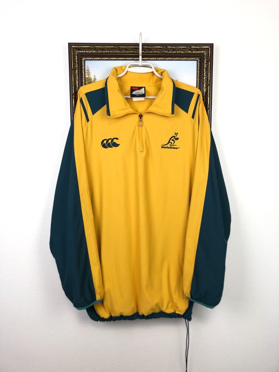 Vintage 90's Canterbury Australia Rugby Jacket Wallabies Track Top