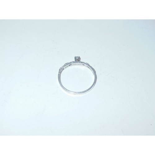 CCO Black Hills Gold Sterling Solitaire CZ 12K Rose/Champagne Leaf Ring ~8.75 - Picture 4 of 4