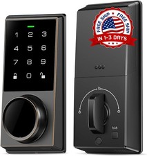 Cerradura de puerta con entrada sin llave y 50 c digos, f cil de instalar US NEW