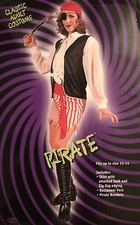 CLASSIC LADY PIRATE BUCCANEER ADULT HALLOWEEN COSTUME WOMEN SIZE LARGE