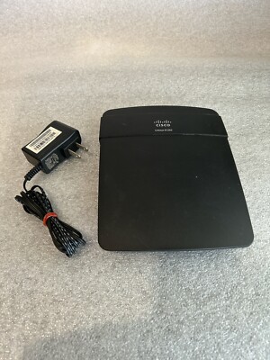 Linksys Cisco E1200 N300 Mbps 4-Port 10/100 Wireless WIFI Router - support ddwrt