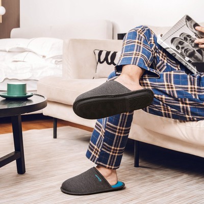 Mens Ultra Soft Knitted Memory Foam 