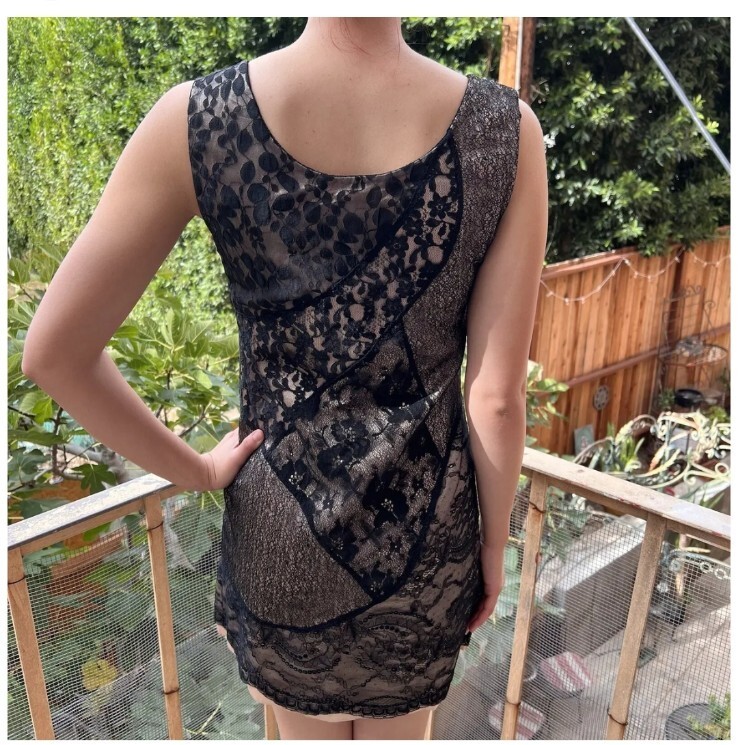 ax paris white lace dress White Lace Racer Neck Ruched Waist Midi Dress – AX Paris main image 0