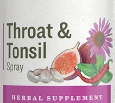 THROAT & TONSIL SPRAY Traditional Herbal Formula with Echinacea Garlic & Cayenne
