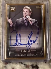 2021 Topps WWE Undisputed William Regal Gold Frame On Card Auto 53/150