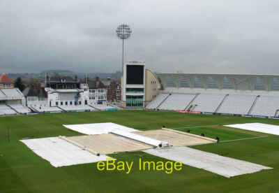 Photo 12x8 Trent Bridge Cricket Ground: rolling up the covers West Bridgfo c2012