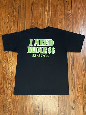 Vintage 2005 Lil Flip Promo Rap Tee Clover G's DJ Screw