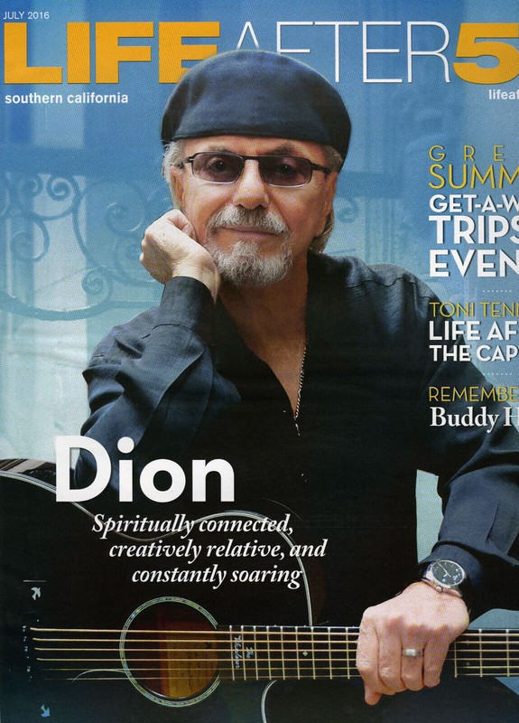 LIFE AFTER 50 MAGAZINE DION COVER JULY 2016 OUT OF PRINT