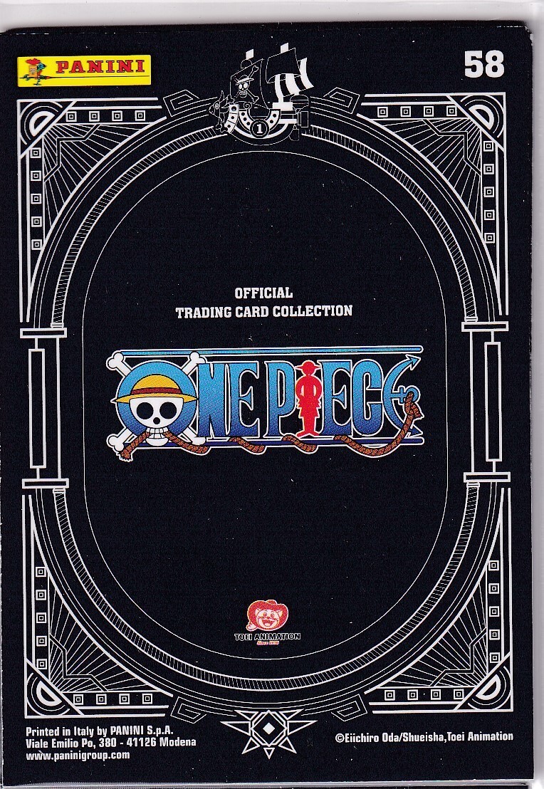 ONE PIECE カード 58 MY PIRATES Panini One Piece 25th Anniversary Karte Nr. 58 Sir Crocodile