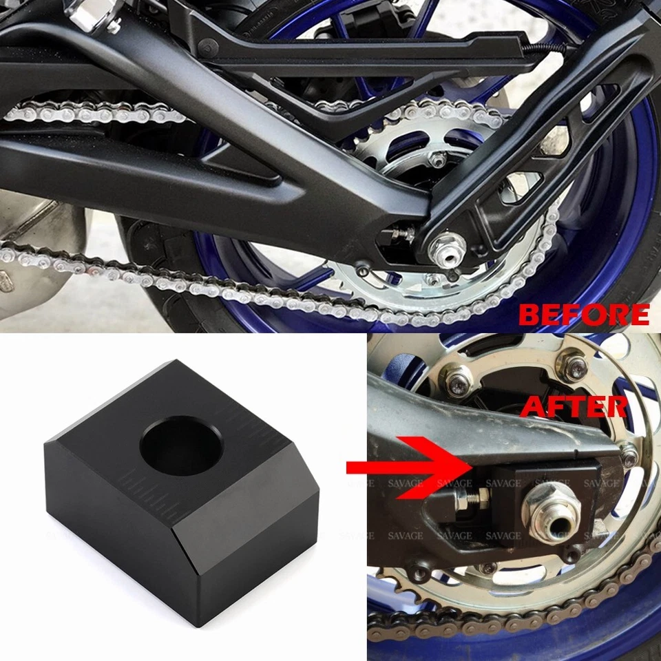 Guia tensor deslizante de rolo de corrente de transmissão traseira para YAMAHA MT-09 FZ09 2017-2020 - Imagem 2 de 4