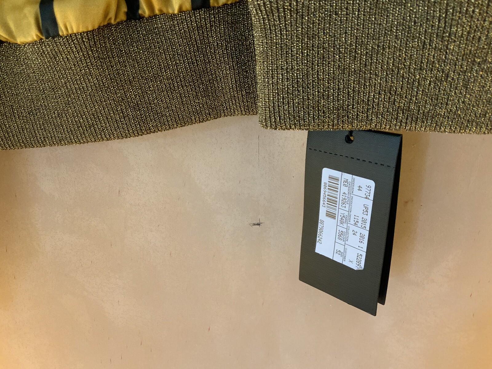 Giacca souvenir stampa palmata Saint Laurent taglia 52