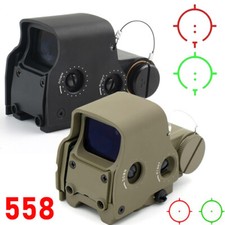 558 Red/Green Dot Holographic Sight Hunting Red Dot Reflex Sight with 20mm Mount