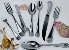WILLIAMSBURG ROYAL SHELL Kirk Stieff Stainless 18/8 Silverware CHOICE Flatware