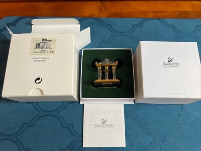 Swarovski figurine Gold Greek Temple 243446 Mint in original boxes