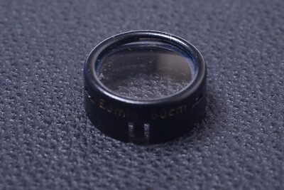   EUMIG CLOSE-UP 50CM 20MM FILTER VINTAGE FOR 8MM, 9.5MM FILM CAMERA PUSH 18-1