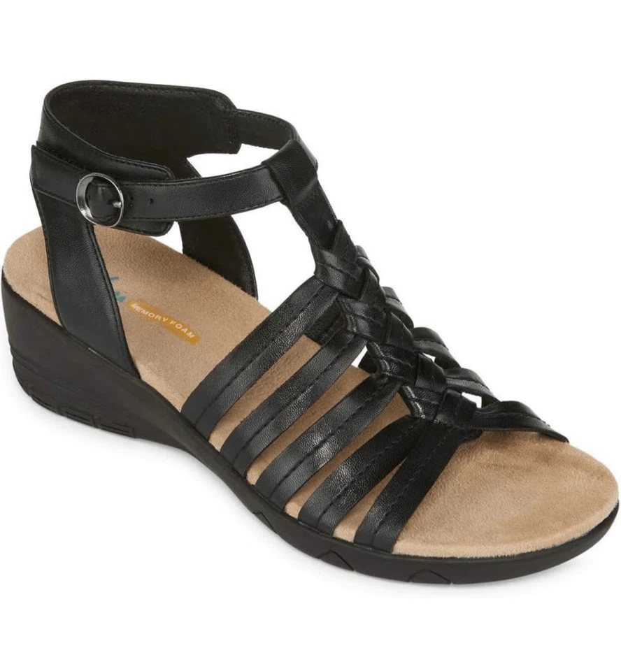 Sandalias Yuu Hilly de mujer cómodas con correa y plantilla de espuma viscoelástica Foto 4 de 4