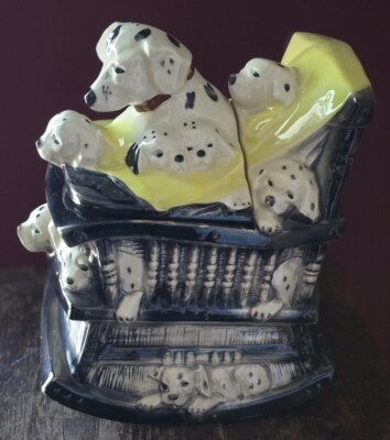 Vintage 1961 Retro Rare 101 Dalmatians Cookie Jar - Original McCoy