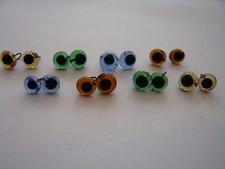 Heidifeathers® Glasaugen '5mm' - Nadelfilzen + Zwergbären (Looped Back)