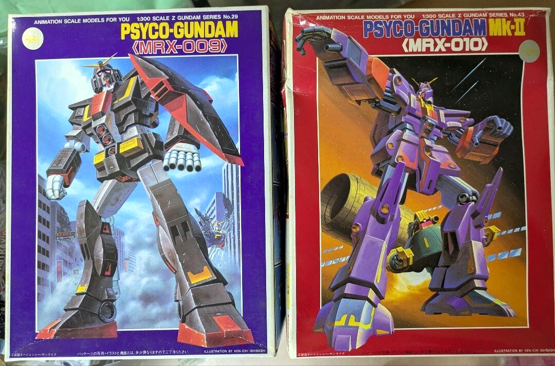 GUNDAM Psyco MK-II MRX-009 MRX-010 1:300 SET Retro Model Kit