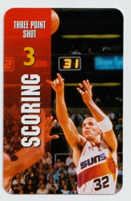 JASON KIDD 1998 NBA Interactive TV Game Card SHORT PRINT Three Point Shot Suns!