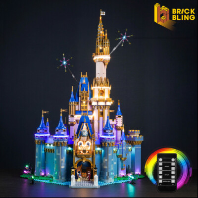 BrickBling LED Light Kit for LEGO New Disney Castle 43222 Classic