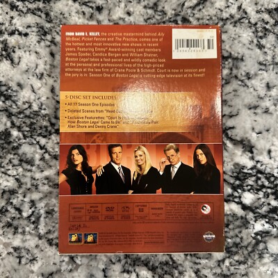 Boston Legal: the Complete First Season (DVD, 2004) 24543241133| eBay