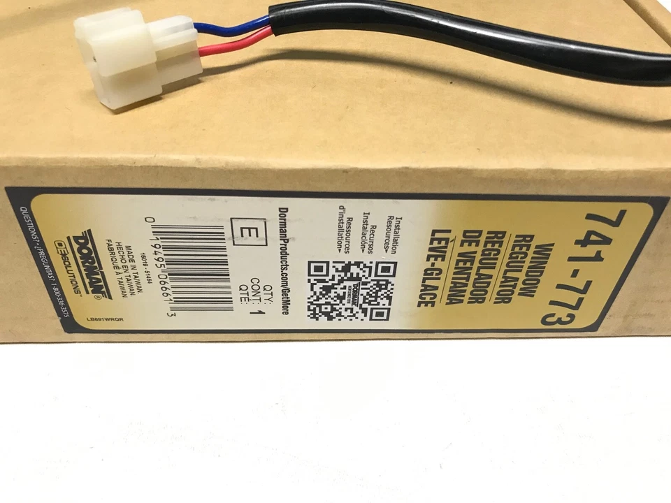 Power Window Motor and Regulator Assembly Front Left Dorman 741773 for Mazda 626 - Image 3 of 3