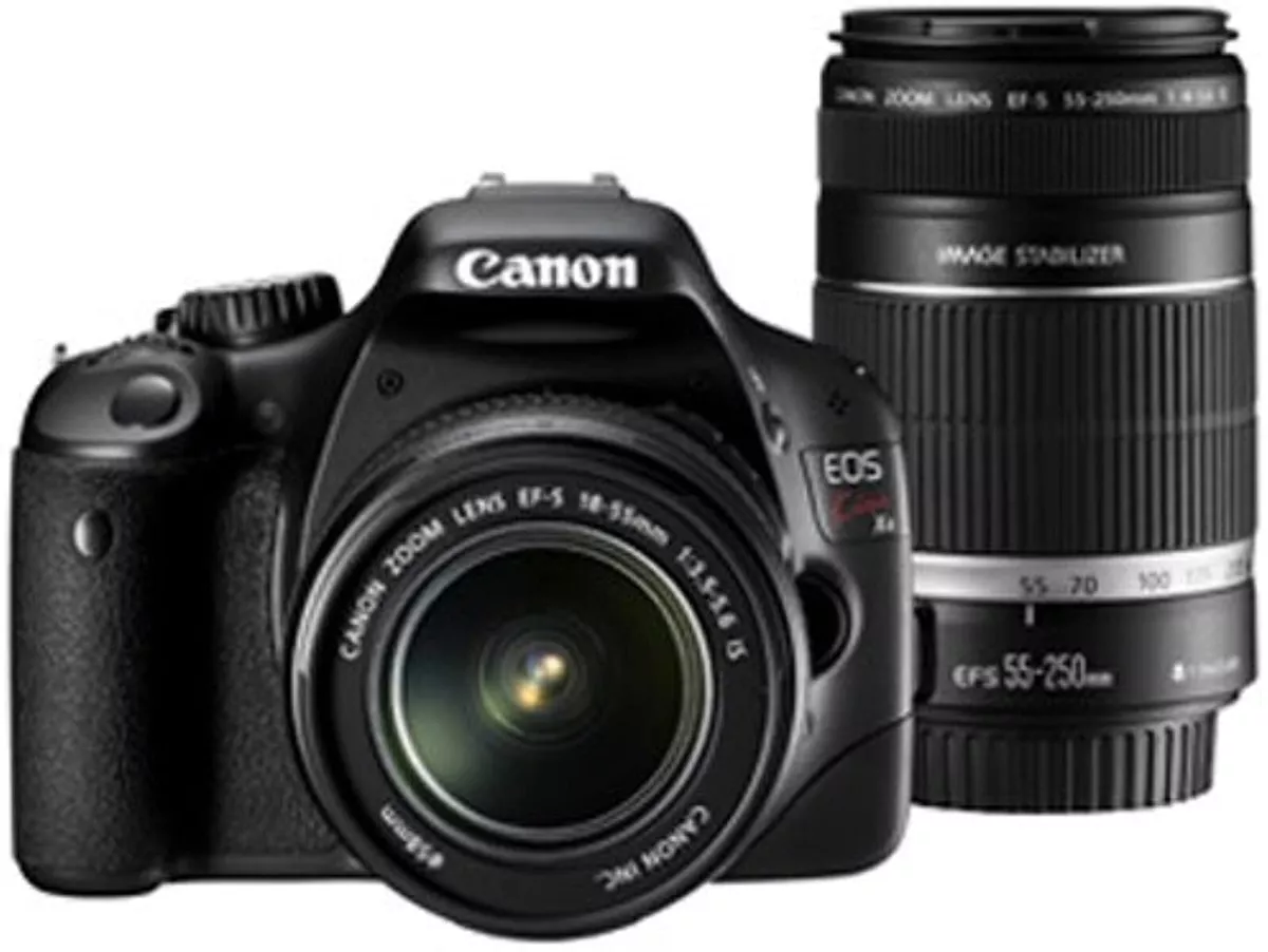 USED Canon Digital SLR Camera EOS Kiss X4 Double Zoom Kit KISSX4-WKIT KISSX4-WKI